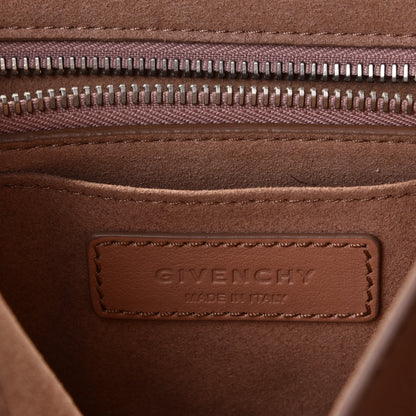 Givenchy Grained Calfskin Studded Mini Shark Lock Satchel Old Pink 7 of 12