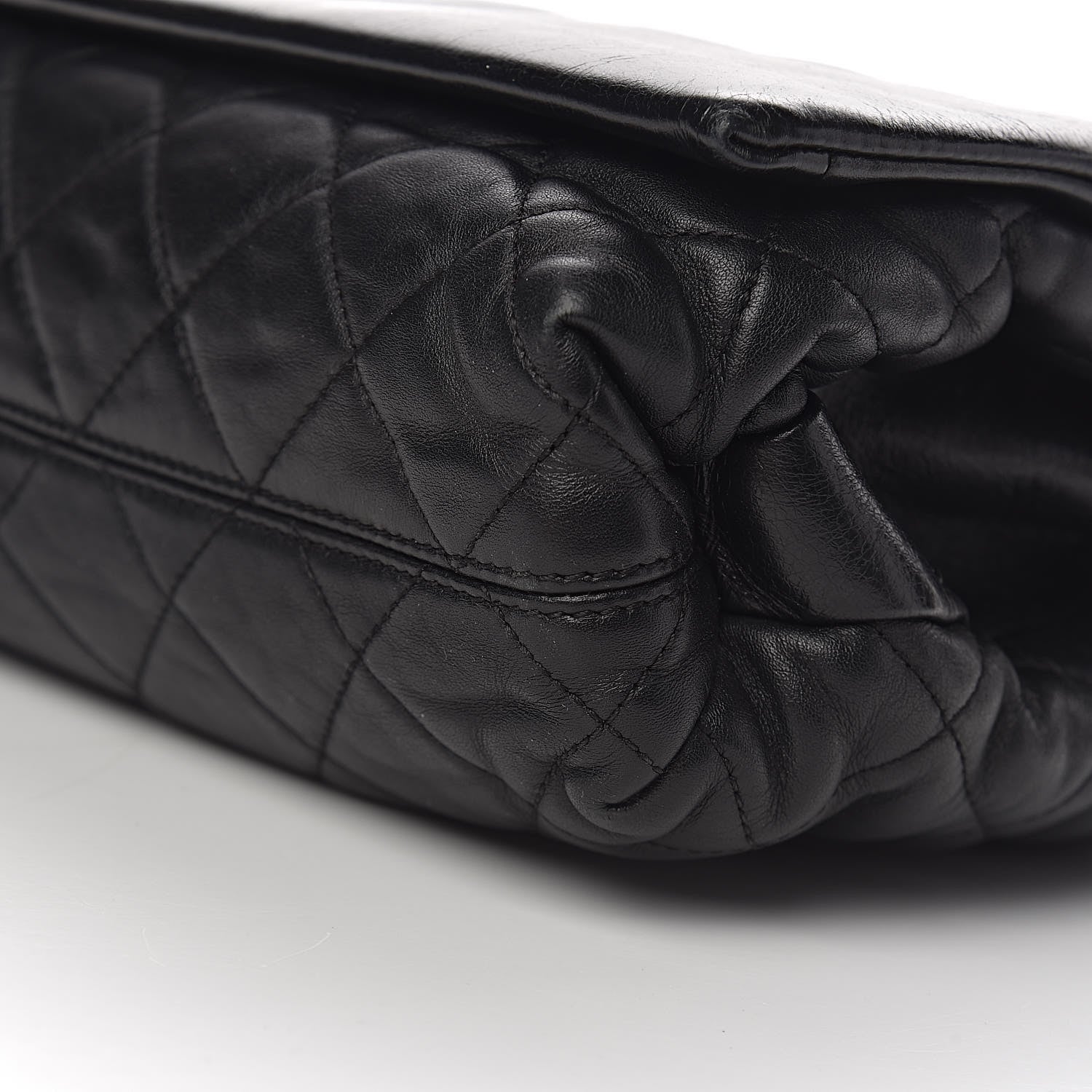 Chanel Calfskin Quilted Jumbo Soft Elegance Flap Black 11 of 16