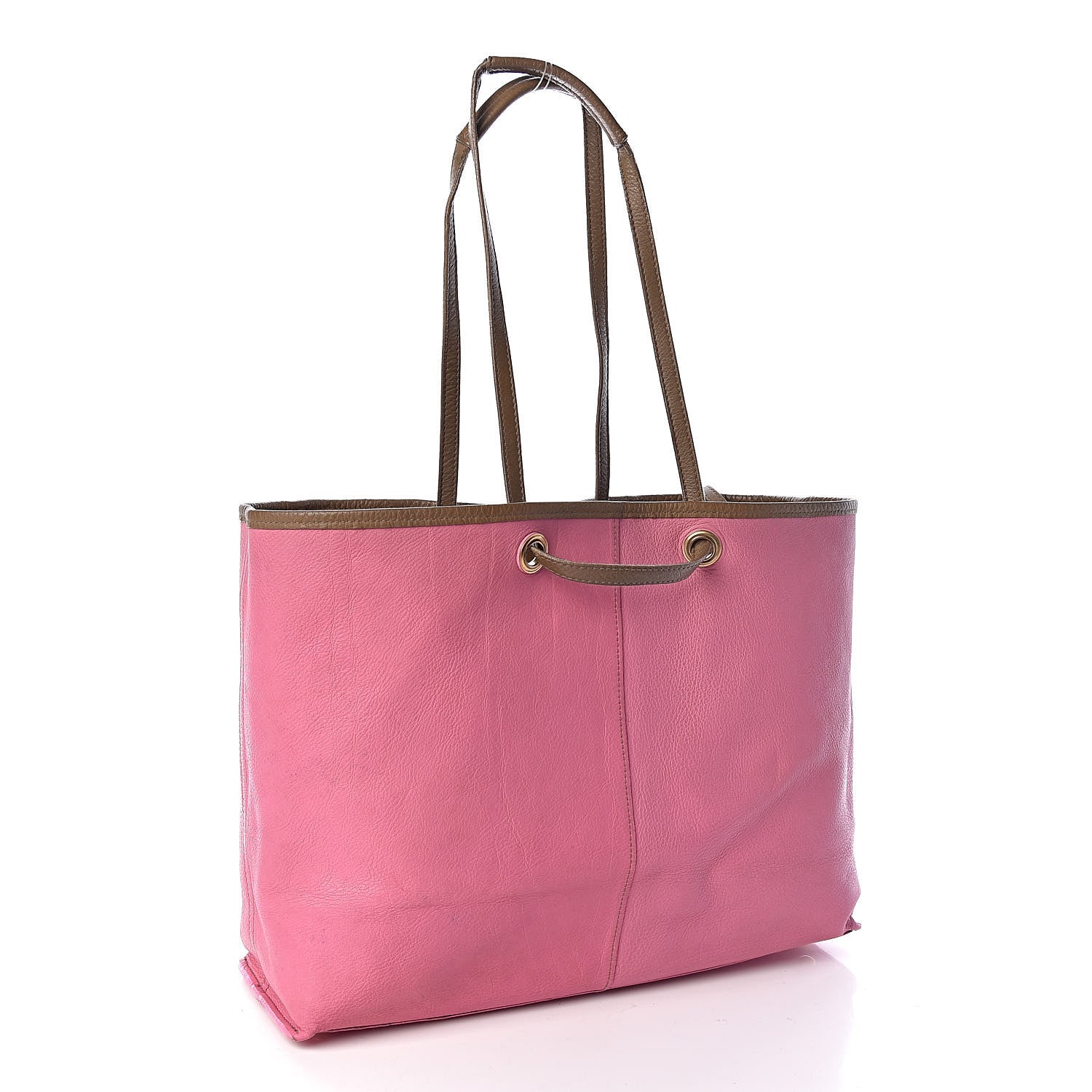 Saint Laurent Calfskin Medium Neo Double Reversible Tote Dark Beige Pink 6 of 51