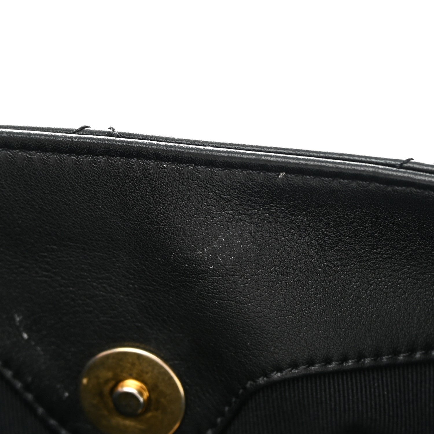 Chanel Calfskin Quilted Drawstring Bucket Bag Black 12 of 15
