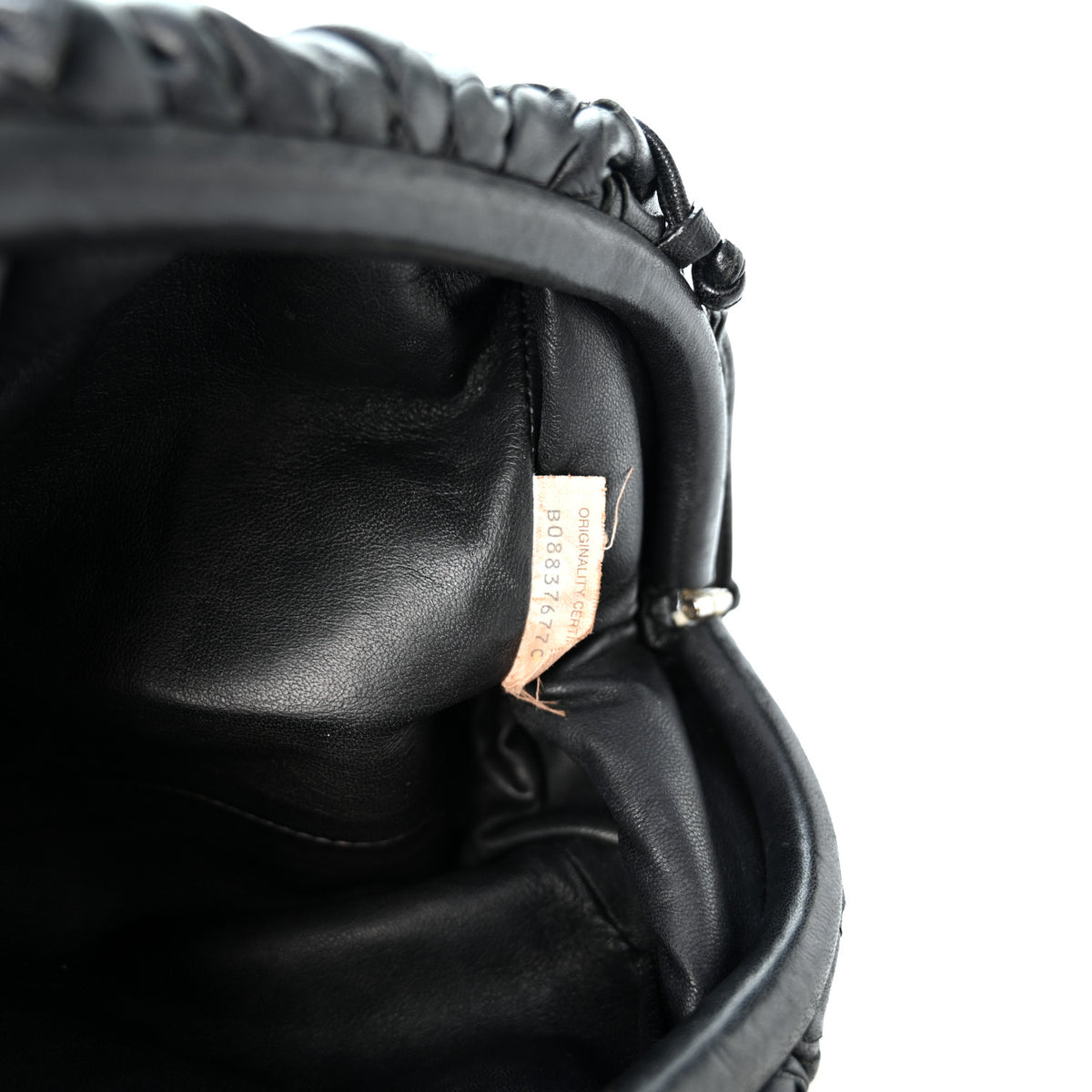 Nappa Intrecciato The Mini Pouch Black
