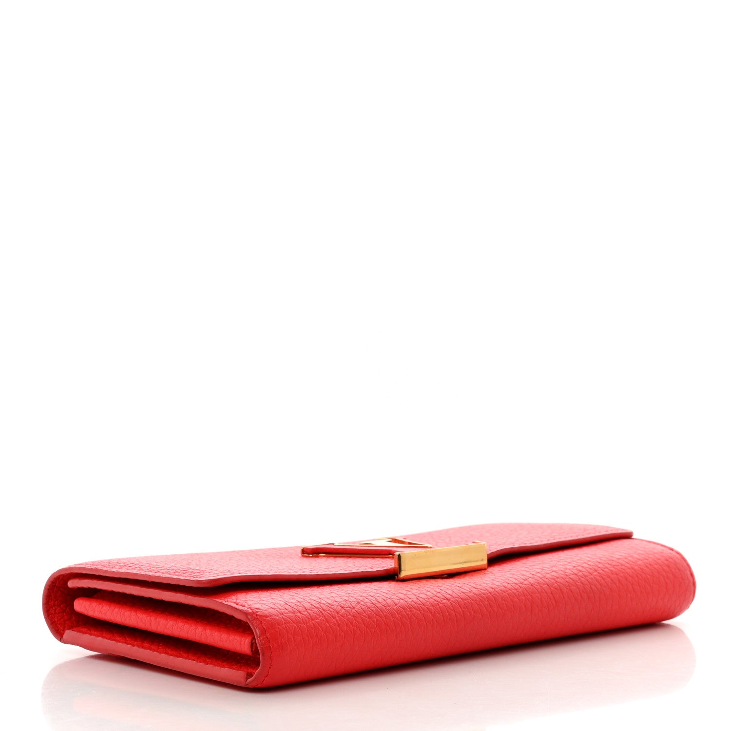 Louis Vuitton Taurillon Capucines Wallet Rubis 4 of 8