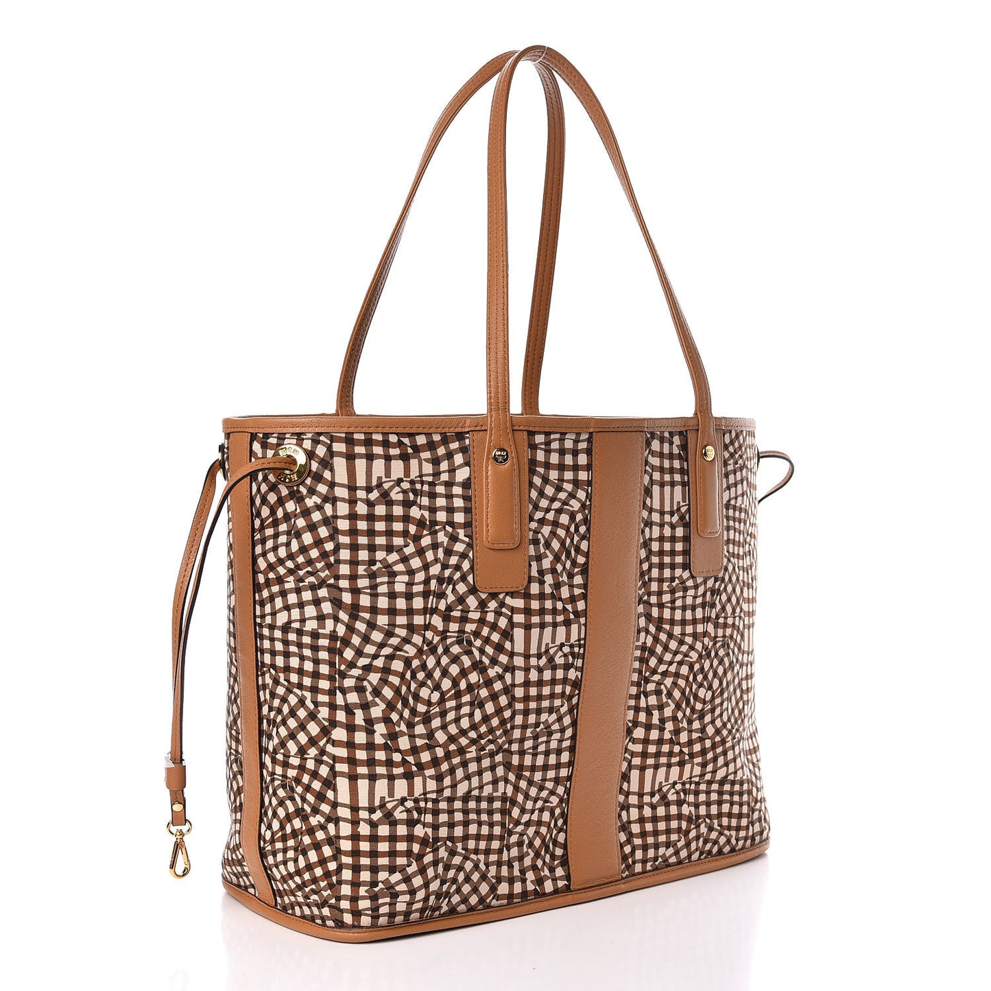 Visetos Medium Liz Reversible Shopper Tote Cognac