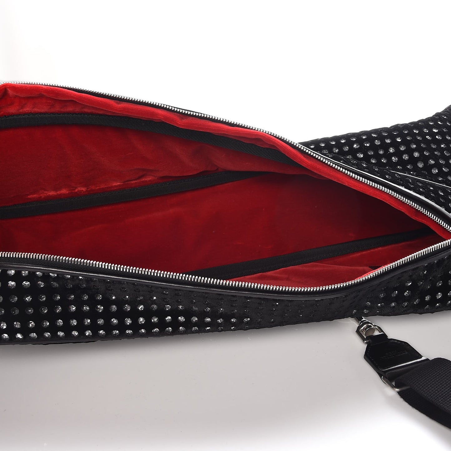 Velour Crystal Guitar Case Black