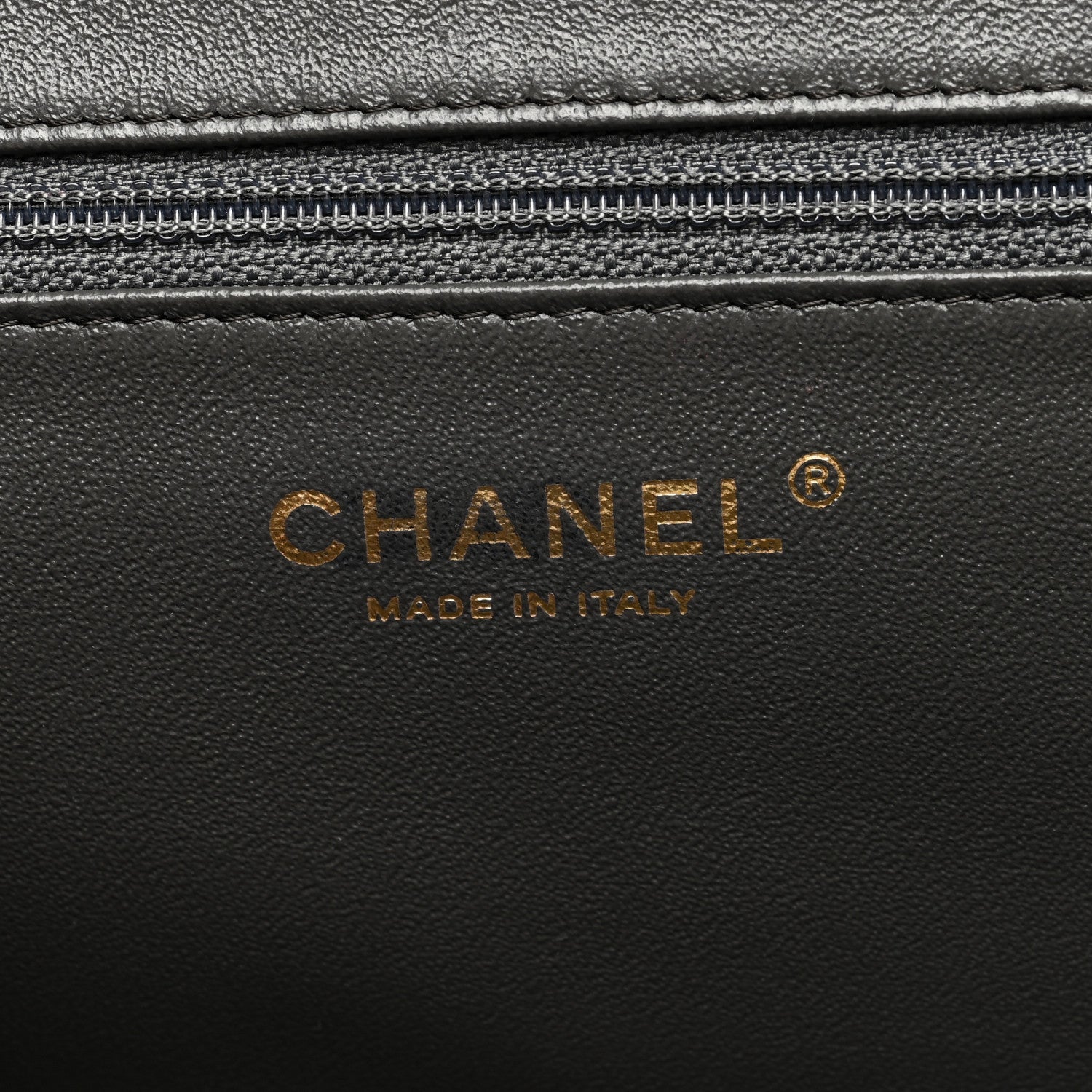 Chanel Caviar Quilted Clutch Dark Khaki 6 of 7