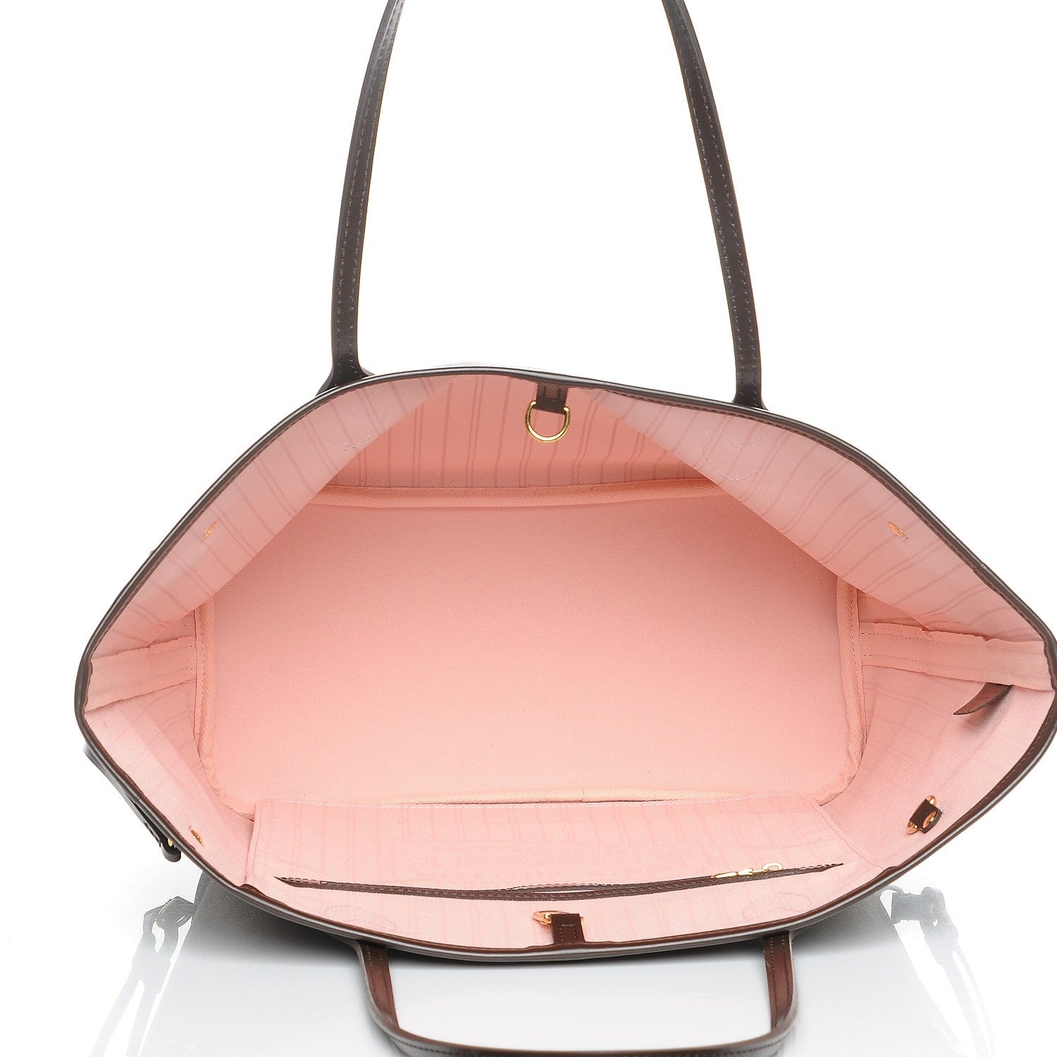 Louis Vuitton Damier Ebene Neo Neverfull MM Rose Ballerine 5 of 9