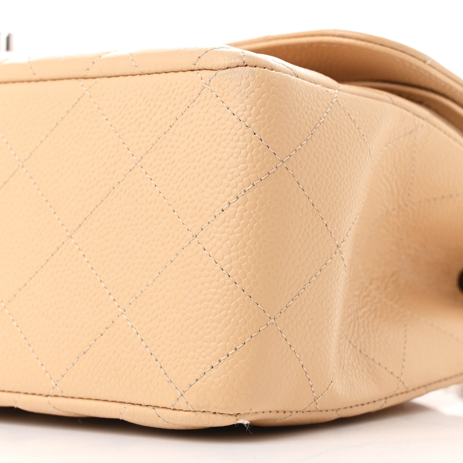 Chanel Caviar Quilted Jumbo Double Flap Beige Clair 10 of 13