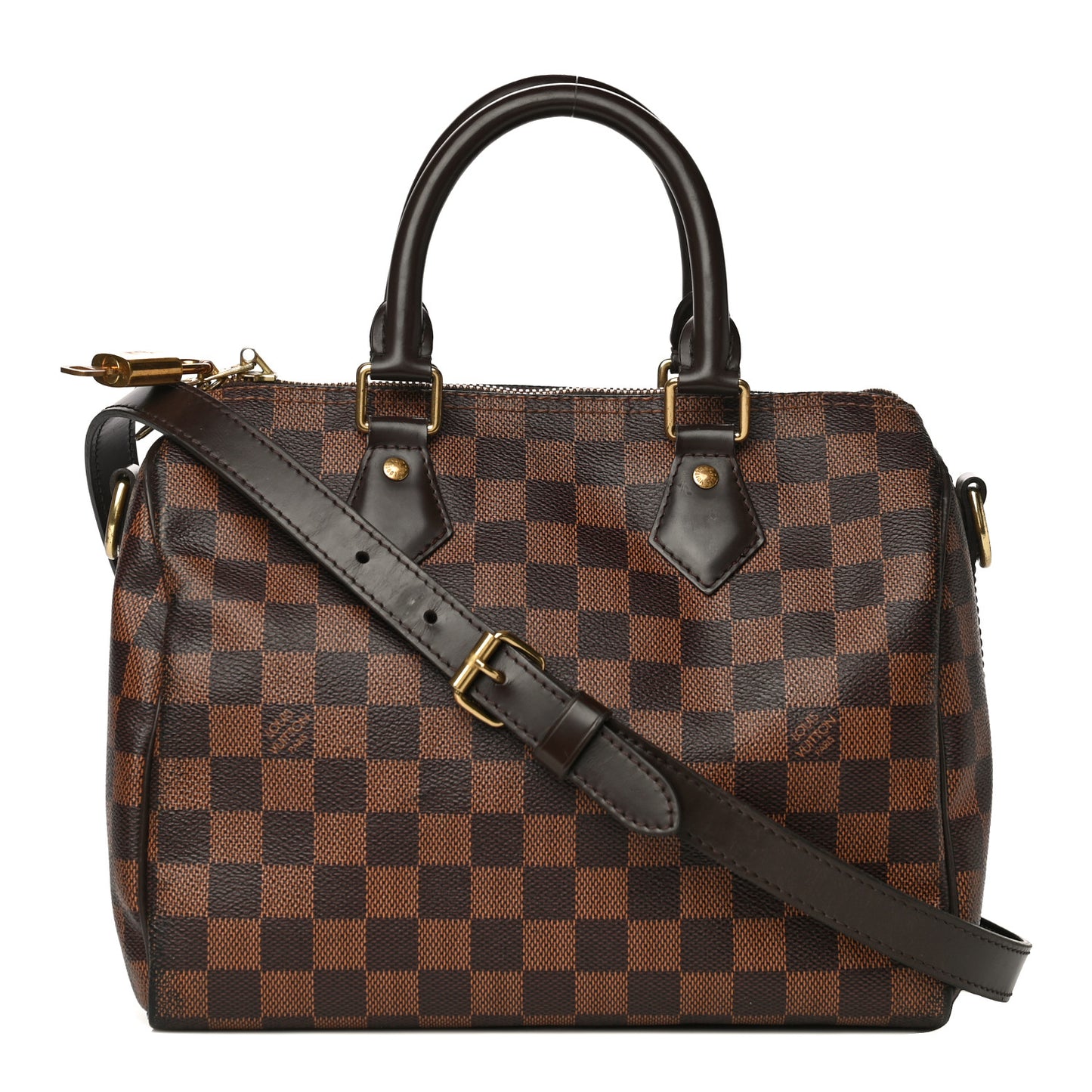 Damier Ebene Speedy Bandouliere 25
