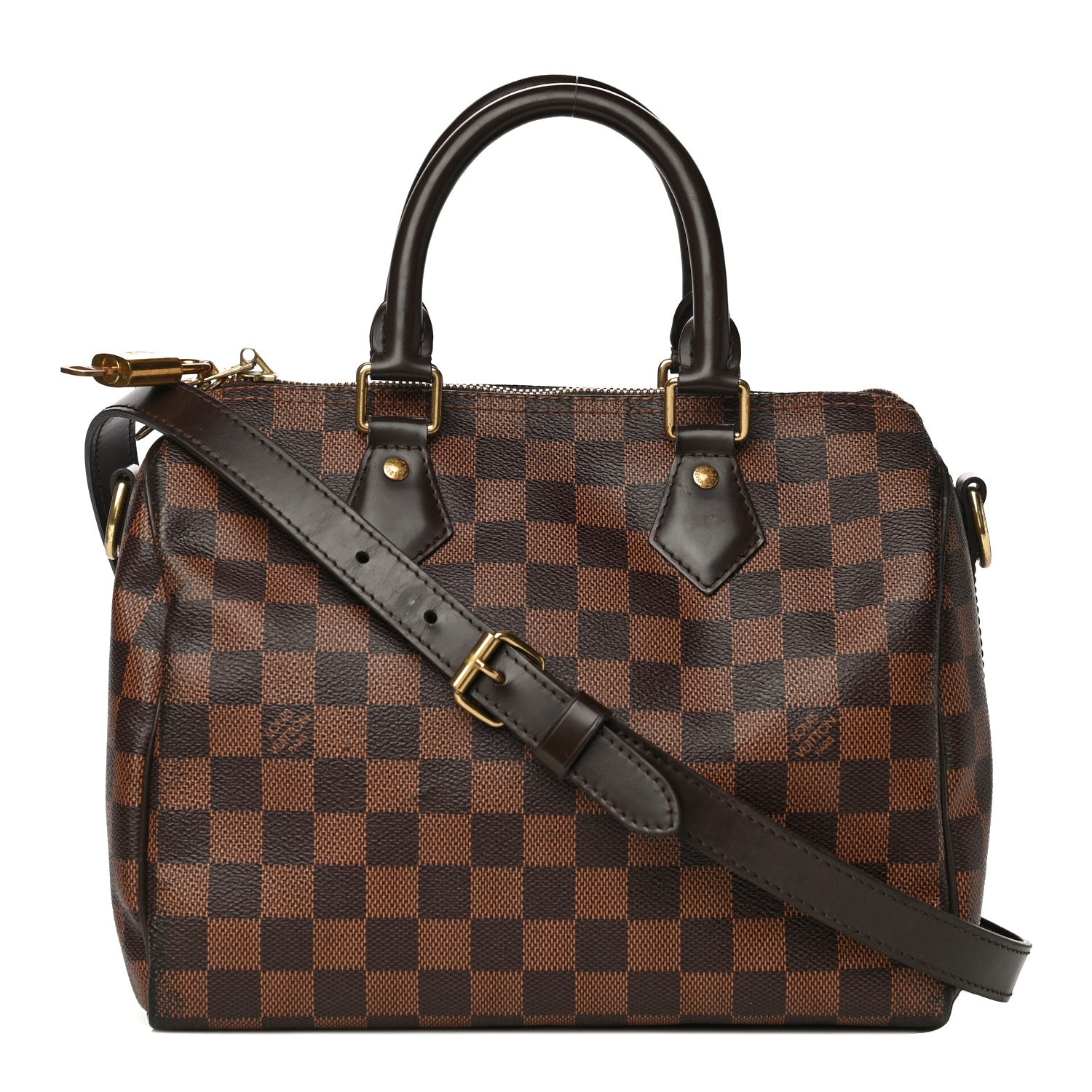 Louis Vuitton Damier Ebene Speedy Bandouliere 25 1 of 22