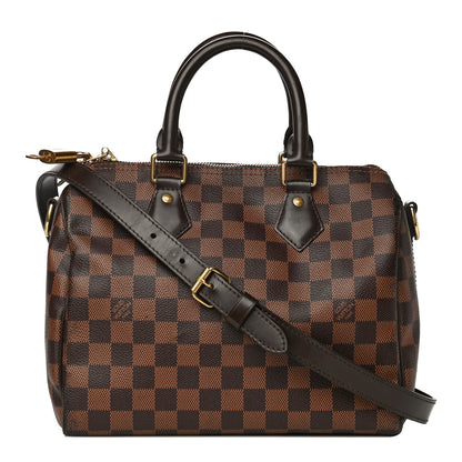 Louis Vuitton Damier Ebene Speedy Bandouliere 25 1 of 22