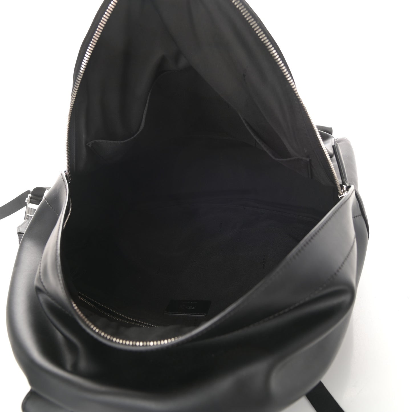 Nylon Calfskin Monster Butterfleye Backpack Black Carbone Multicolor