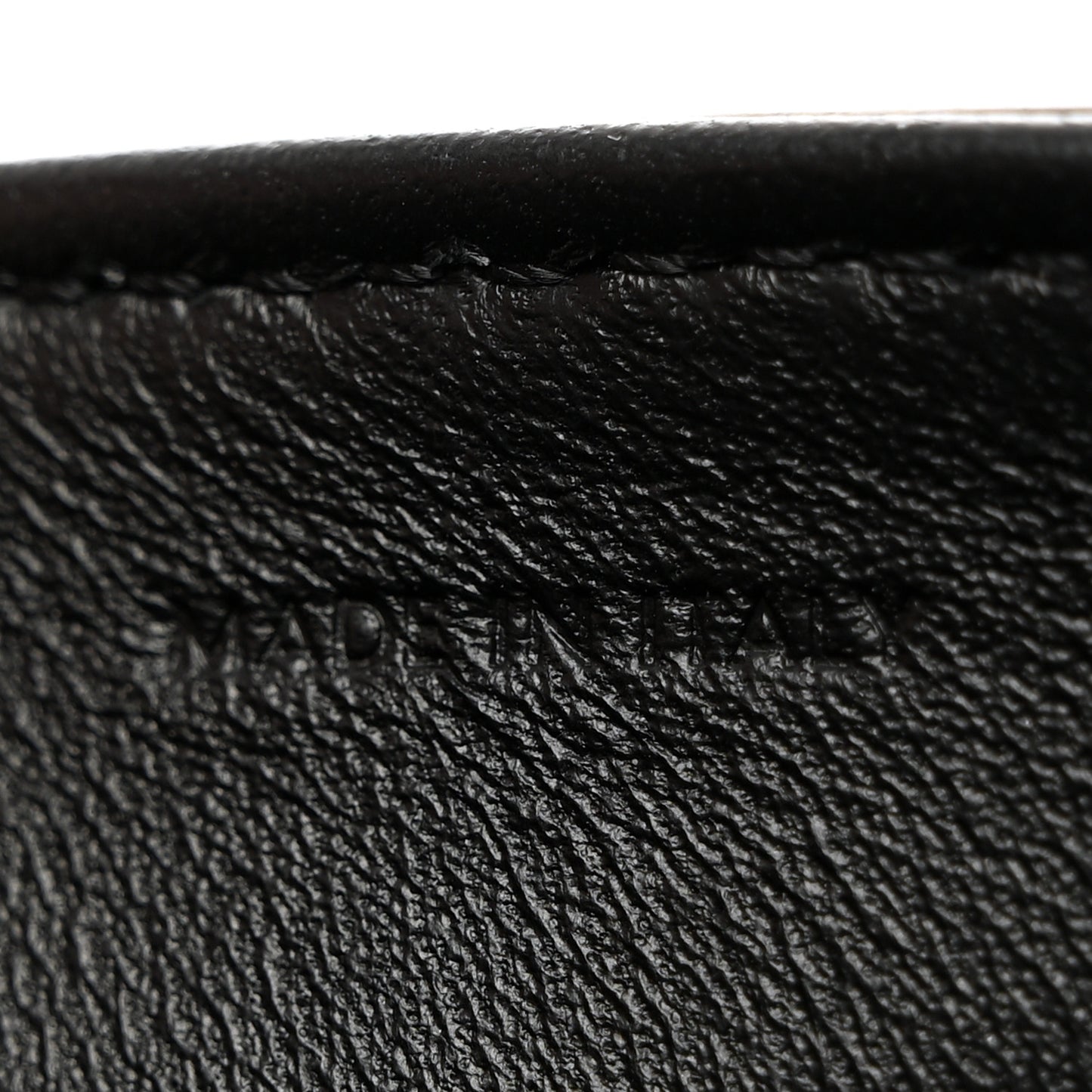 Shiny Calfskin Triomphe Chain Shoulder Bag Black