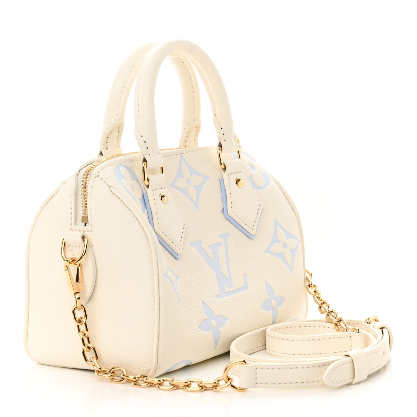 Empreinte Monogram Giant Speedy Bandouliere 20 Latte Candy Blue