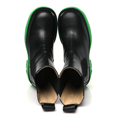 Bottega Veneta Calfskin The Flash Chelsea Boots 38.5 Black Grass 5 of 9