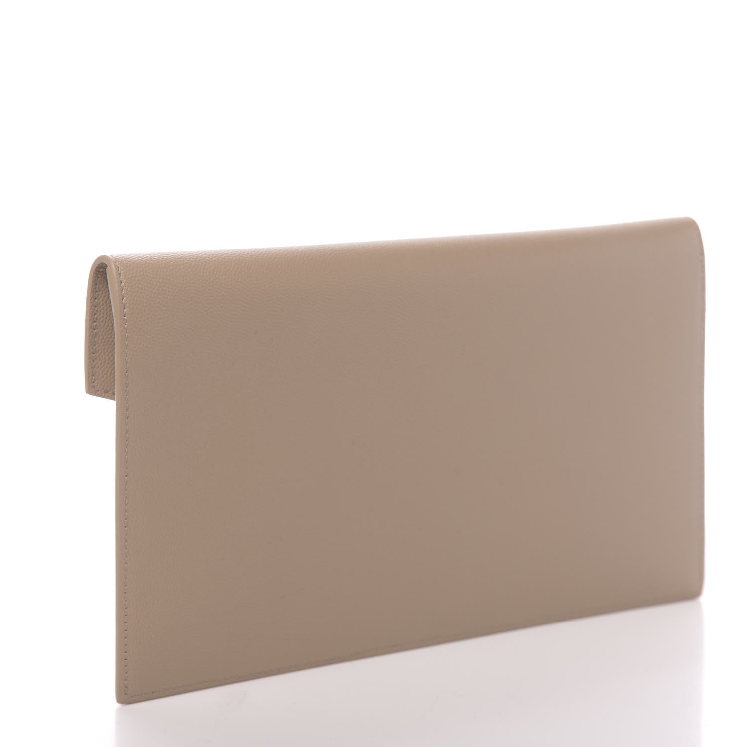 Saint Laurent Grain De Poudre Uptown Pouch Dark Beige 3 of 7