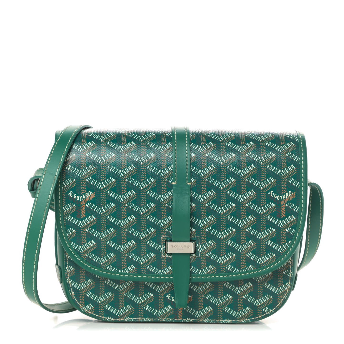 Goyardine Belvedere II PM Messenger Bag Green
