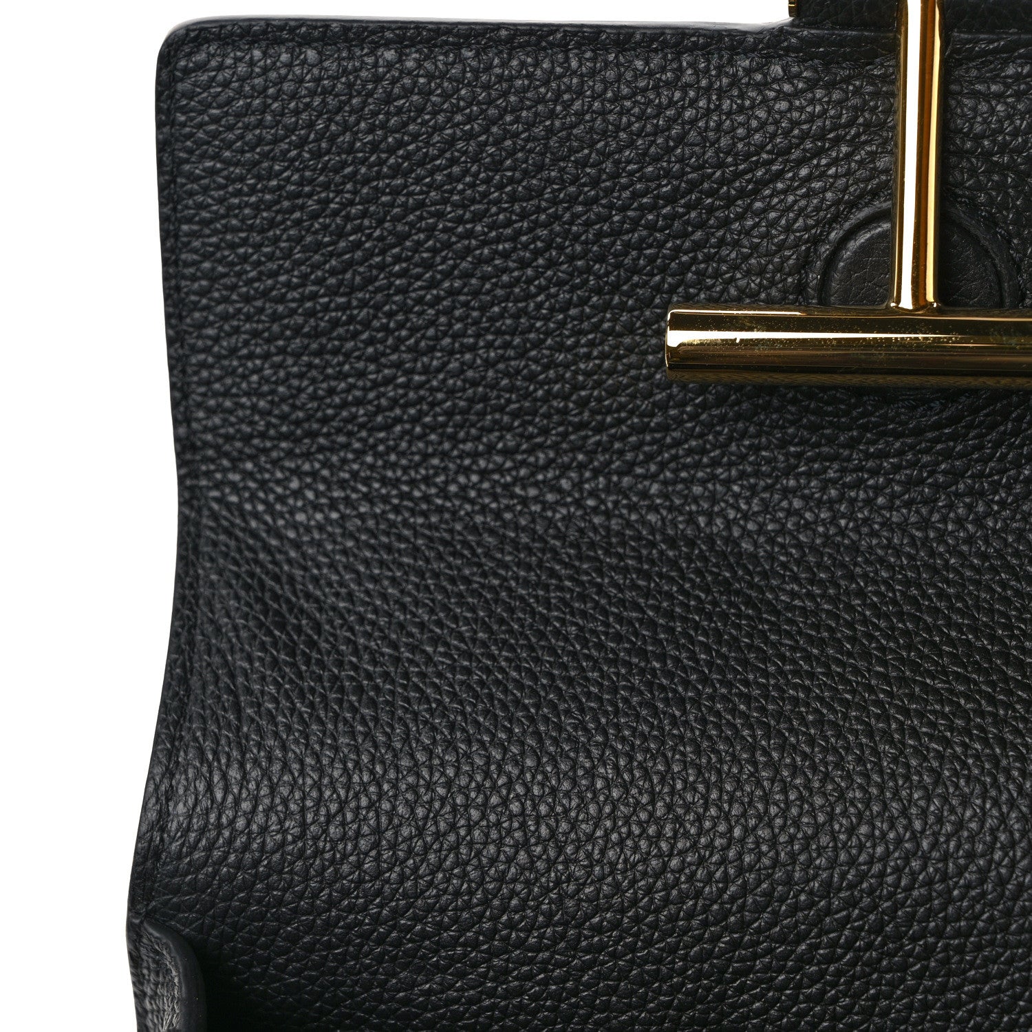 Tom Ford Grained Calfskin Mini T Clasp Tara Crossbody Bag Black 11 of 12