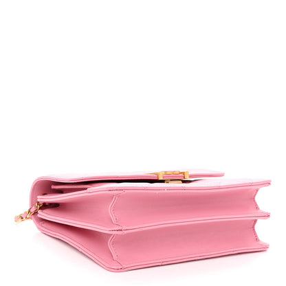 Chanel Lambskin Quilted Resin CC Small Top Handle Flap Pink 4 of 12