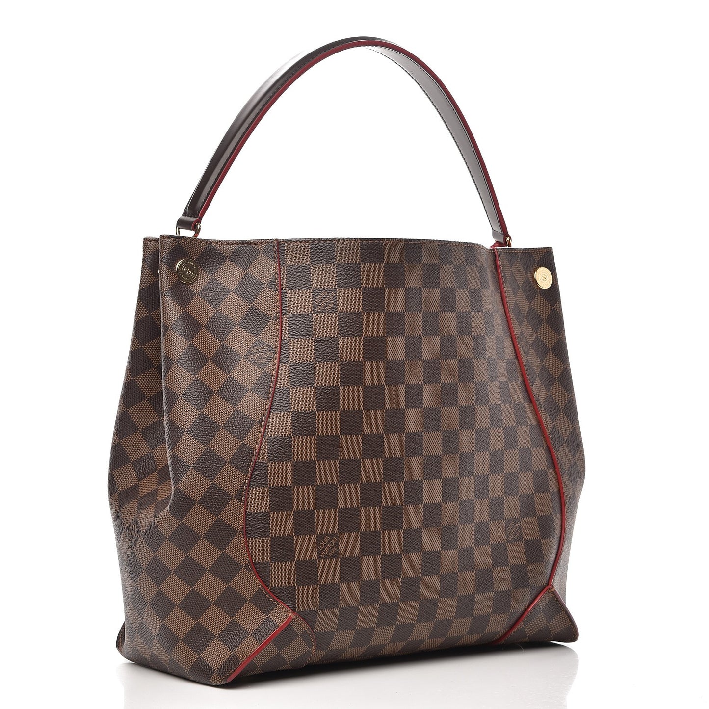 Damier Ebene Caissa Hobo Cherry