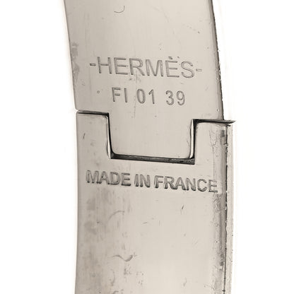 Hermes Enamel Narrow Clic Clac H Bracelet GM Black 4 of 4