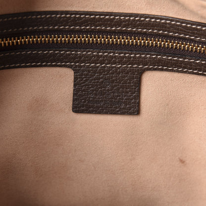 Gucci GG Supreme Monogram Web Small Ophidia Shoulder Bag Brown 9 of 11