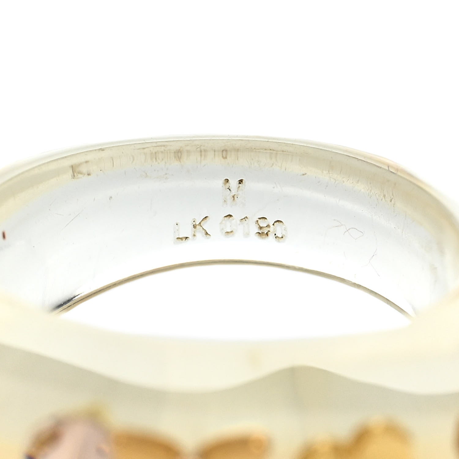 Louis Vuitton Resin Swarovski Inclusion Ring M 53 6.25 Transparent 4 of 5