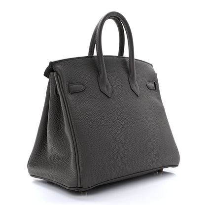 Hermes Togo Birkin 25 Etain 3 of 9