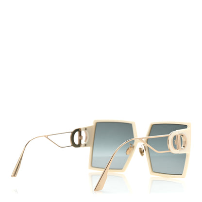 Christian Dior Square 30 Montaigne SU Sunglasses White 4 of 7
