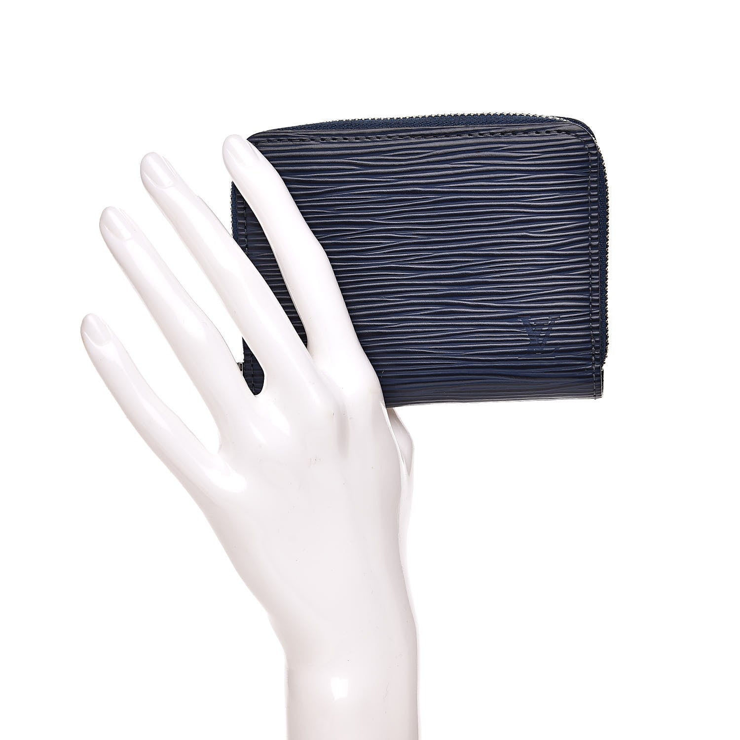 Louis Vuitton Epi Zippy Coin Purse Indigo 2 of 7