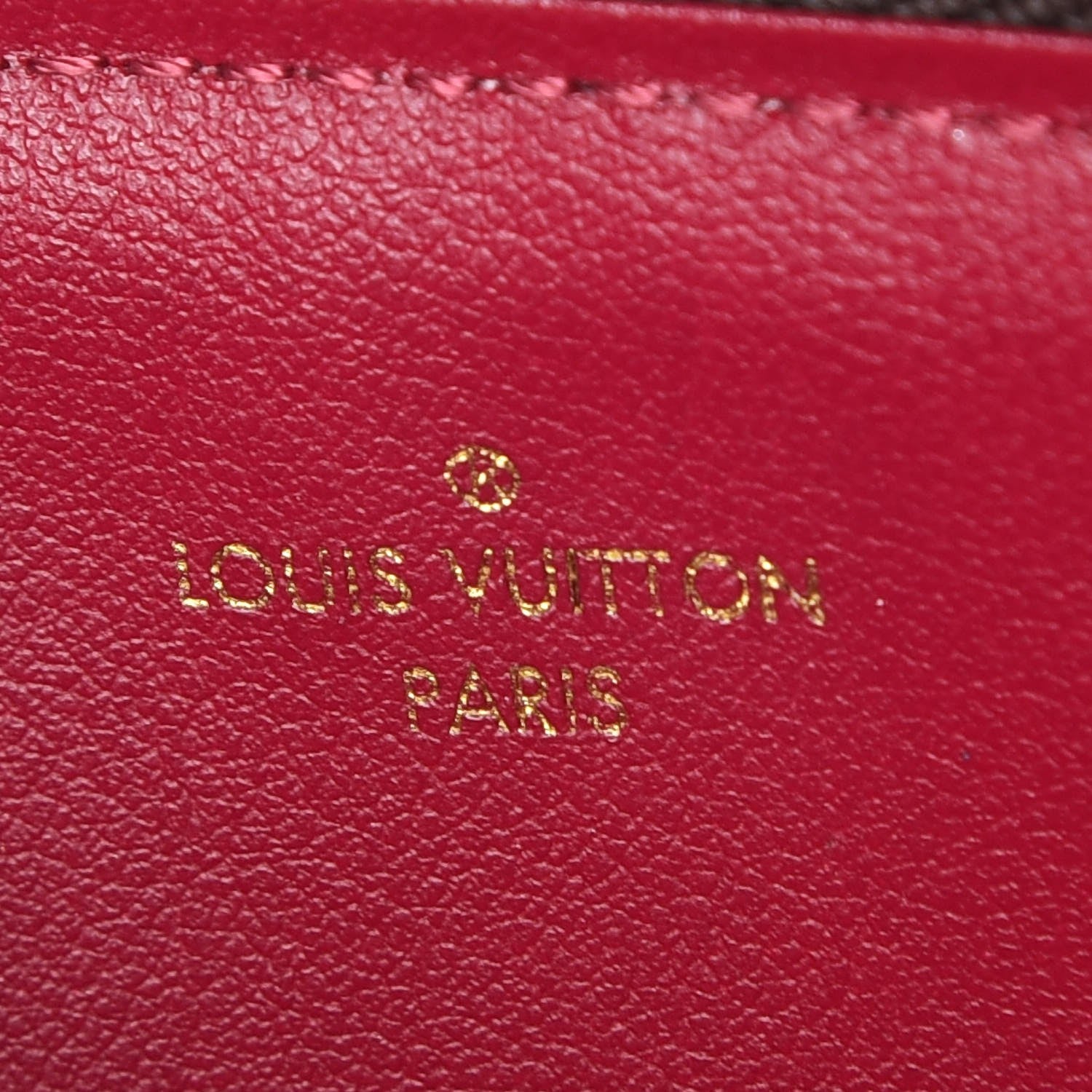 Louis Vuitton Monogram Felicie Chain Wallet Zippered Insert Fuchsia 6 of 6