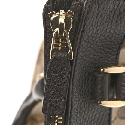Gucci Crystal Monogram D Ring Tote Dark Brown 12 of 15