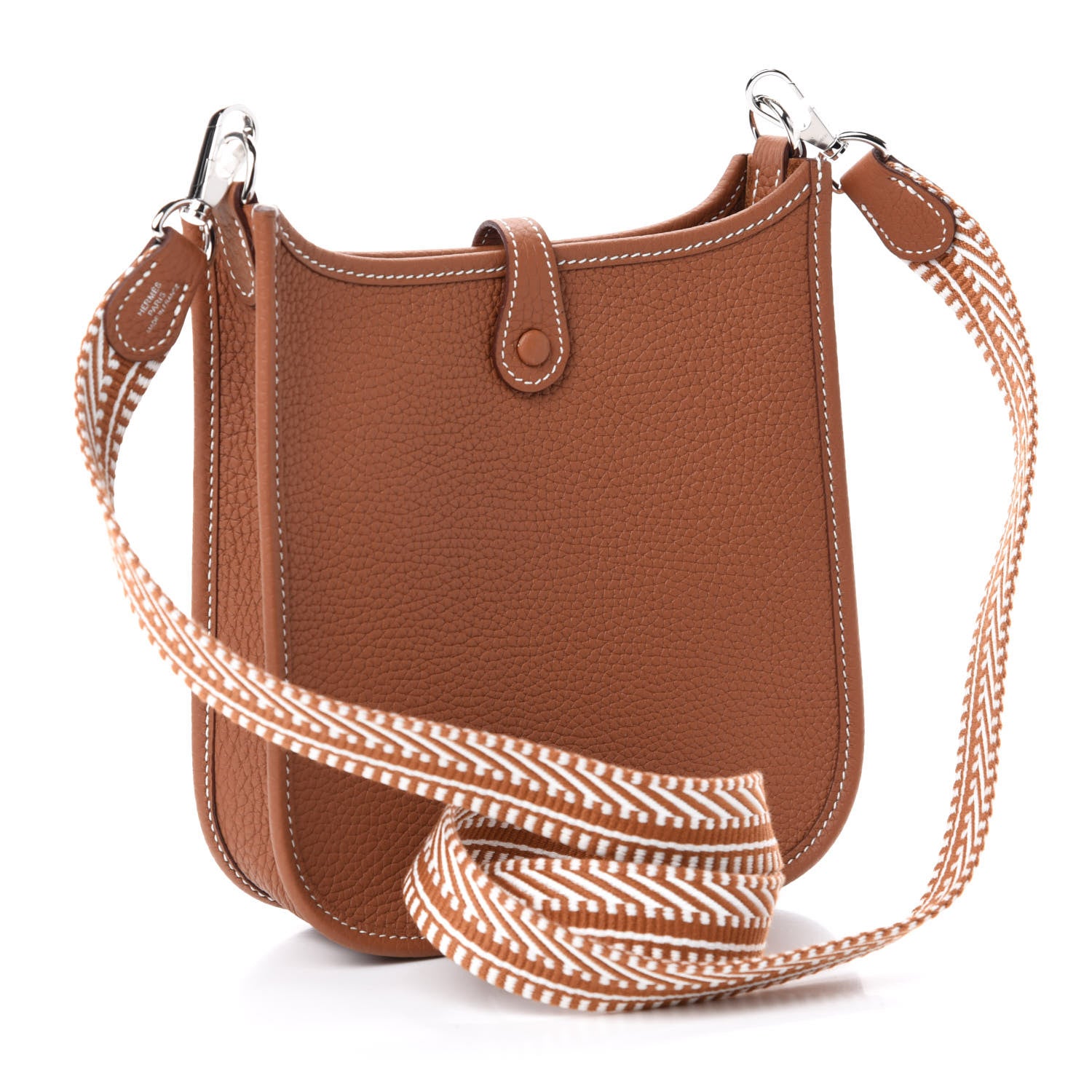 Hermes Taurillon Clemence Amazone Evelyne TPM Gold 3 of 11