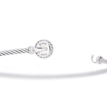 David Yurman Sterling Silver Prasiolite 3mm Chatelaine Bracelet 3 of 3