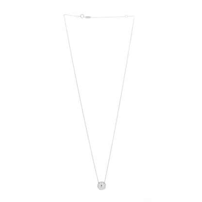 Tiffany Platinum Diamond Etoile Ball Pendant Necklace 2 of 6