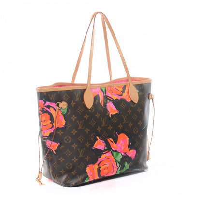 Louis Vuitton Monogram Roses Neverfull MM 3 of 7