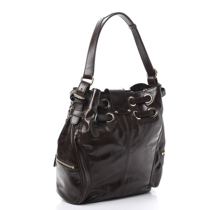 Jimmy Choo Calfskin Ramona Hobo Brown 3 of 10