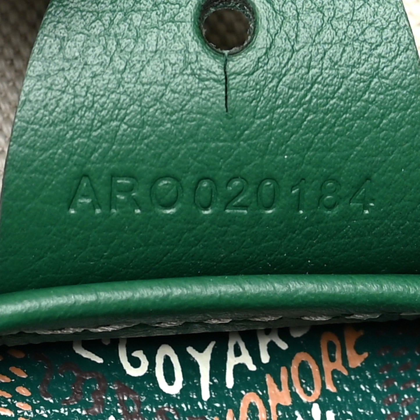 Goyardine Artois MM Green