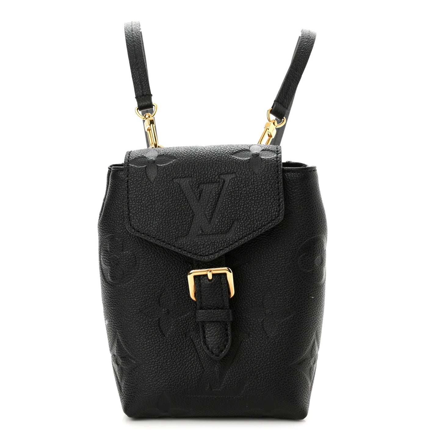 Empreinte Monogram Giant Tiny Backpack Black