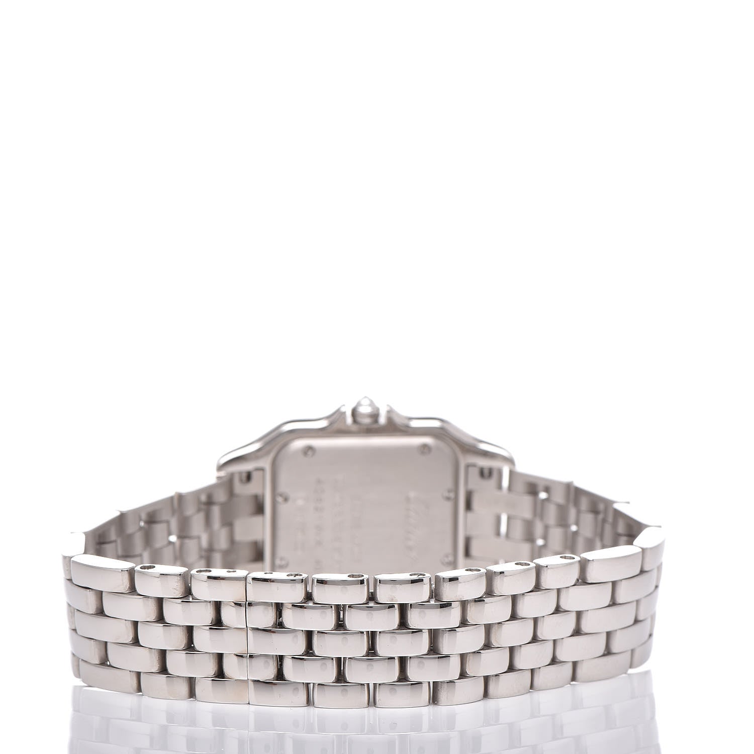 Cartier 18K White Gold Diamond 27mm Panthere Quartz Watch 4 of 9
