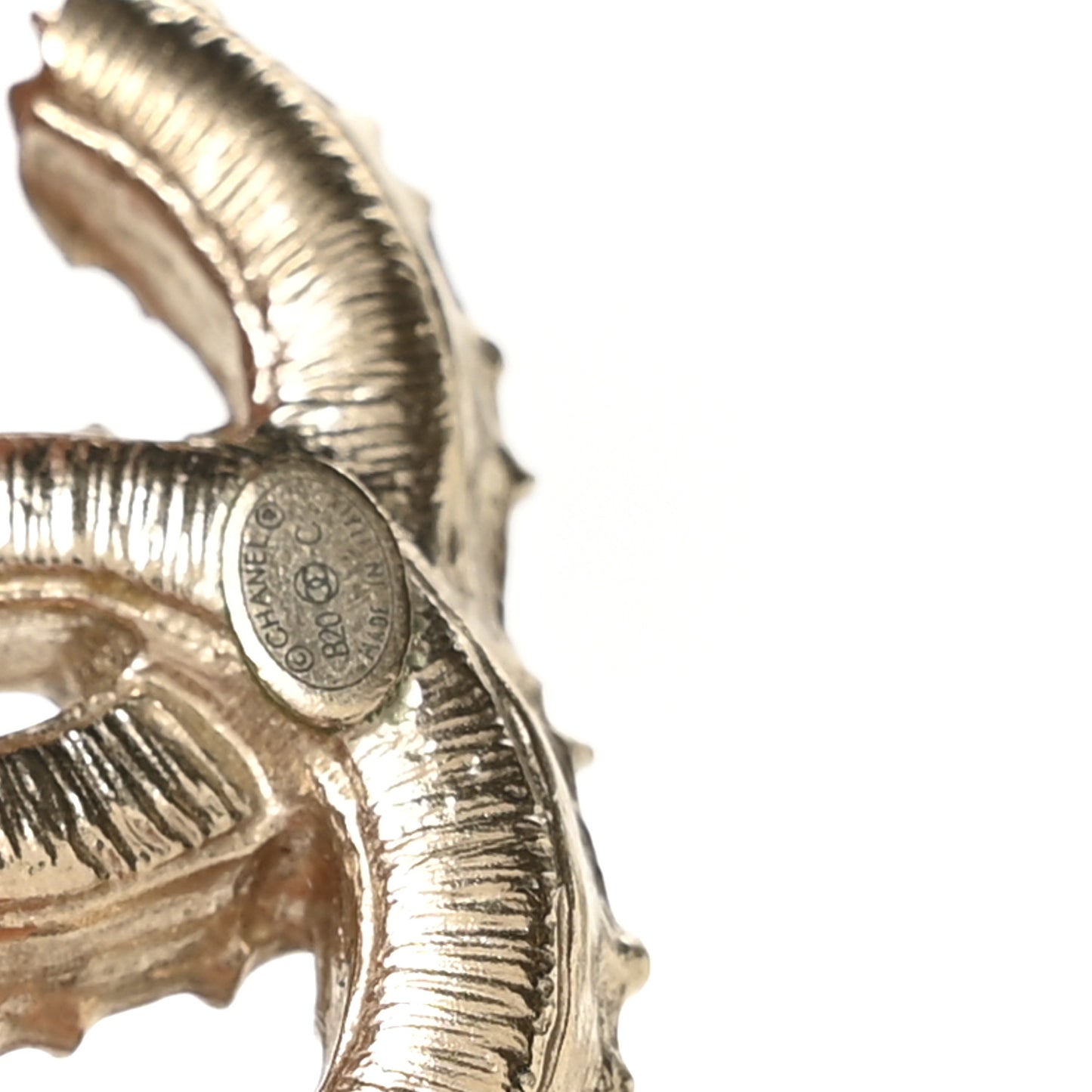 Pearl CC Earrings Gold