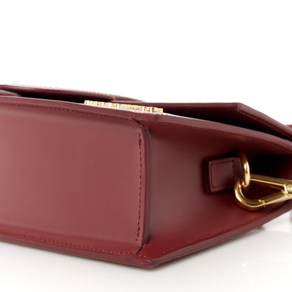 Jacquemus Smooth Calfskin Le Grand Bambino Dark Burgundy 9 of 11