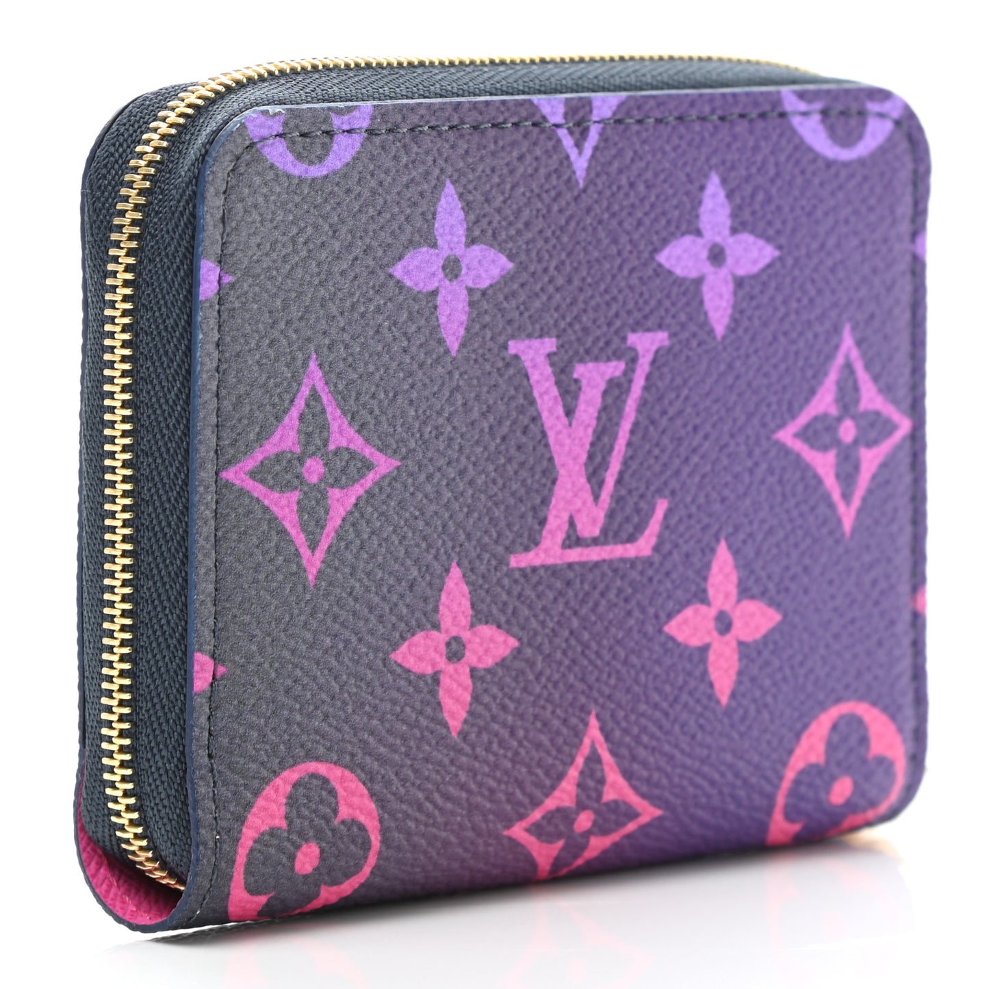 Monogram Giant Spring In The City Zippy Coin Purse Midnight Fuchsia