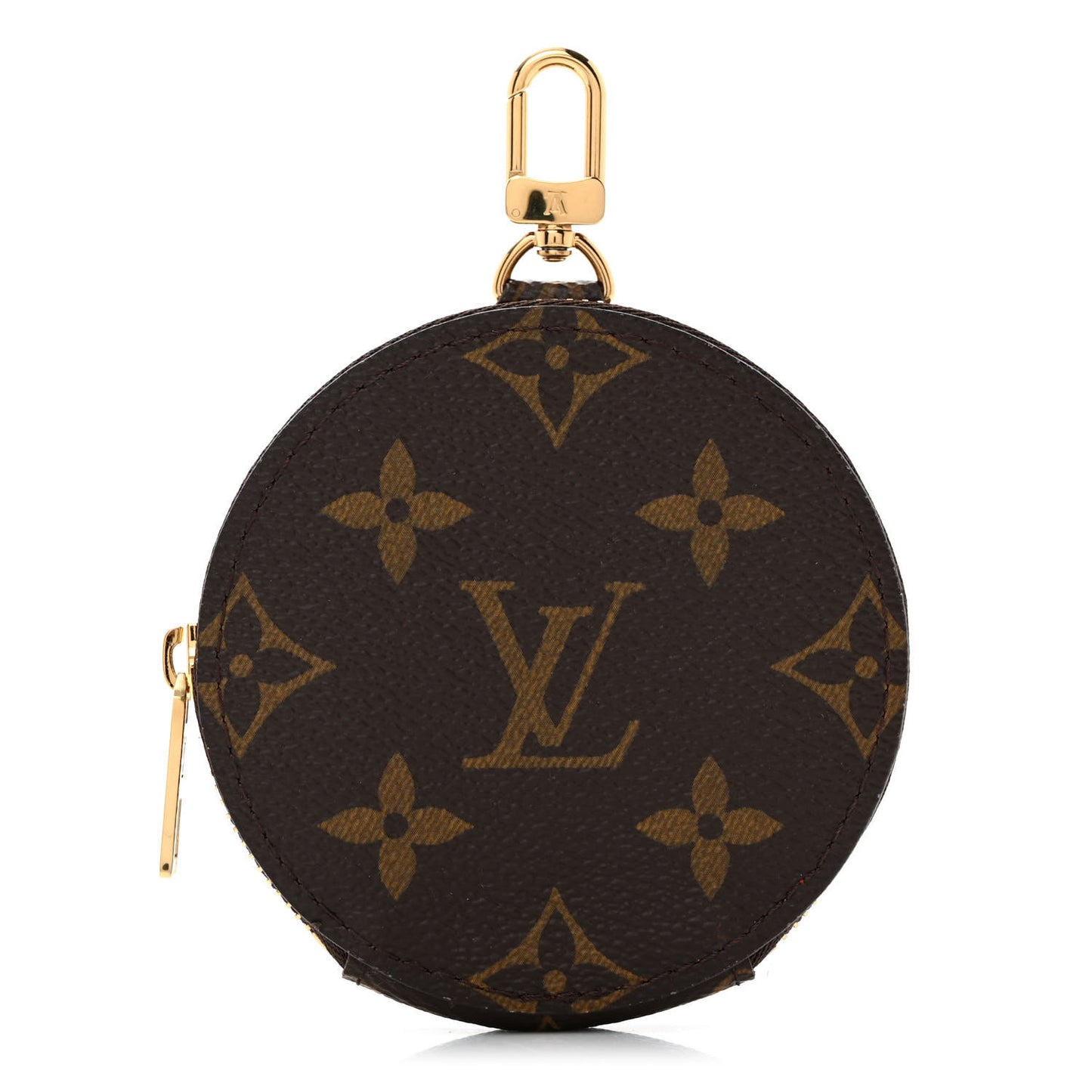Monogram OnTheGo East West Round Coin Purse Red
