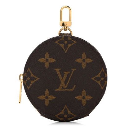 Louis Vuitton Monogram OnTheGo East West Round Coin Purse Red 1 of 6