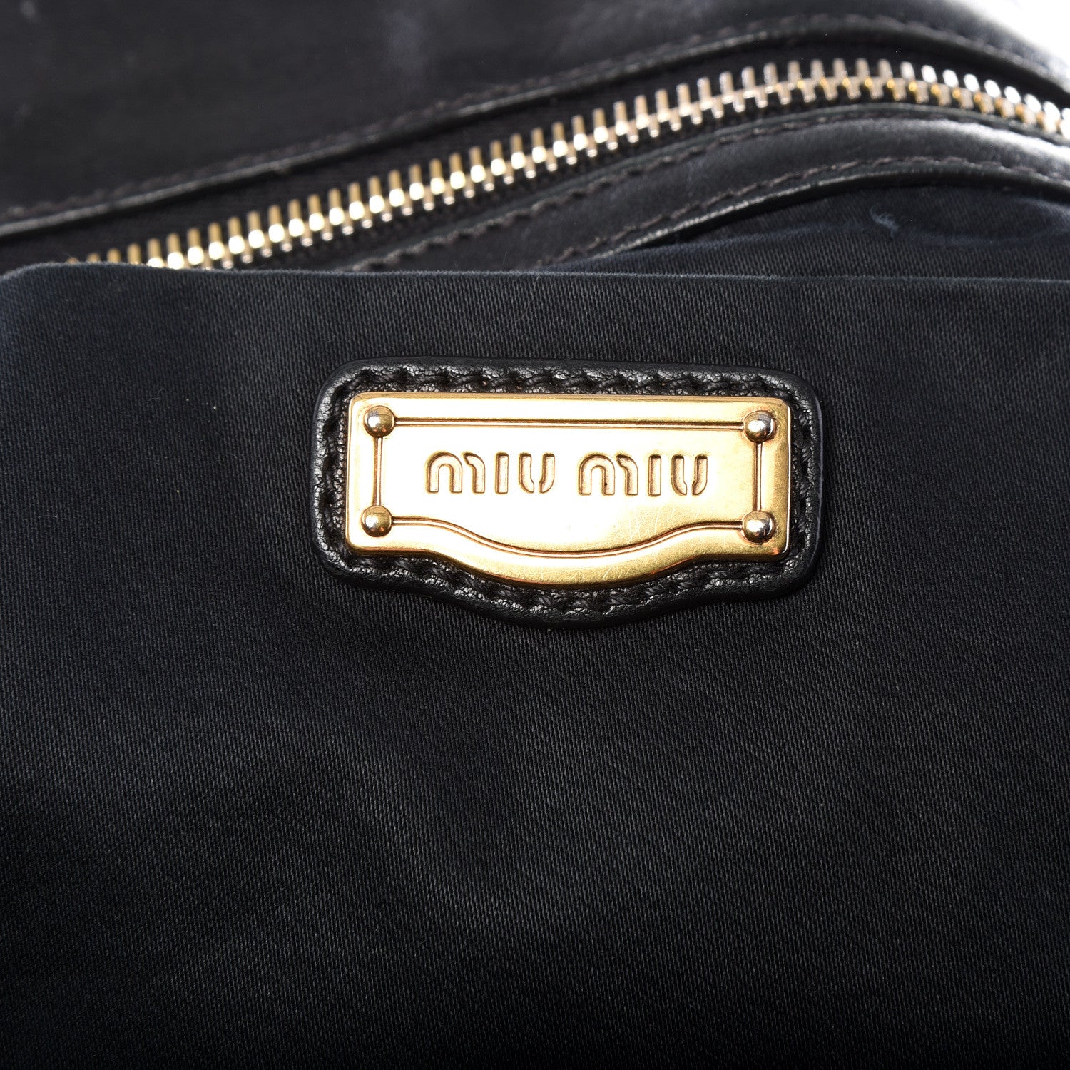 Miu Miu Nappa Fringe Hobo Black 7 of 19