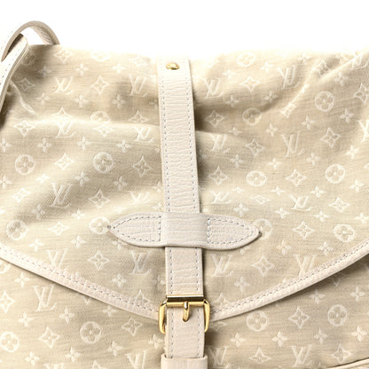 Louis Vuitton Monogram Mini Lin Saumur Dune 7 of 9