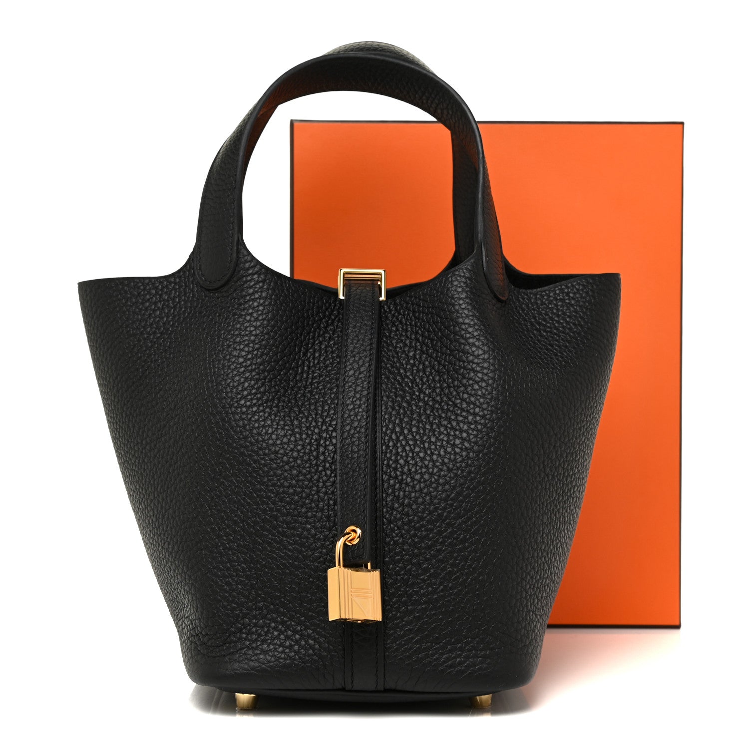 Hermes Taurillon Clemence Picotin Lock 18 PM Black 10 of 10