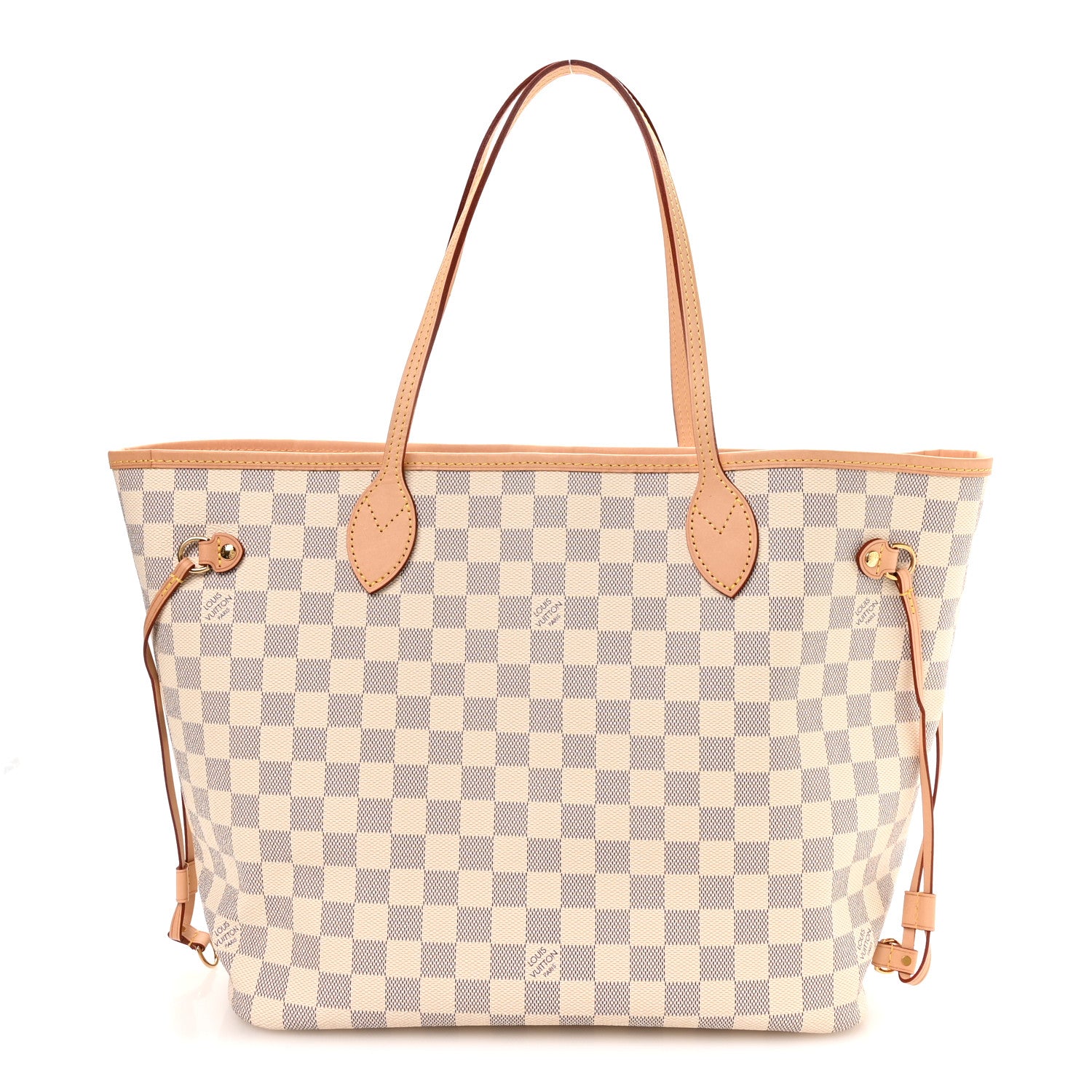 Louis Vuitton Damier Azur Neo Neverfull MM Rose Ballerine 1 of 10