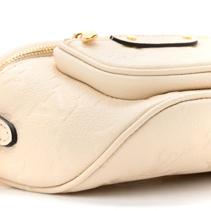 Louis Vuitton LOUIS VUITTON Empreinte Mini Bumbag Cream 9 of 10
