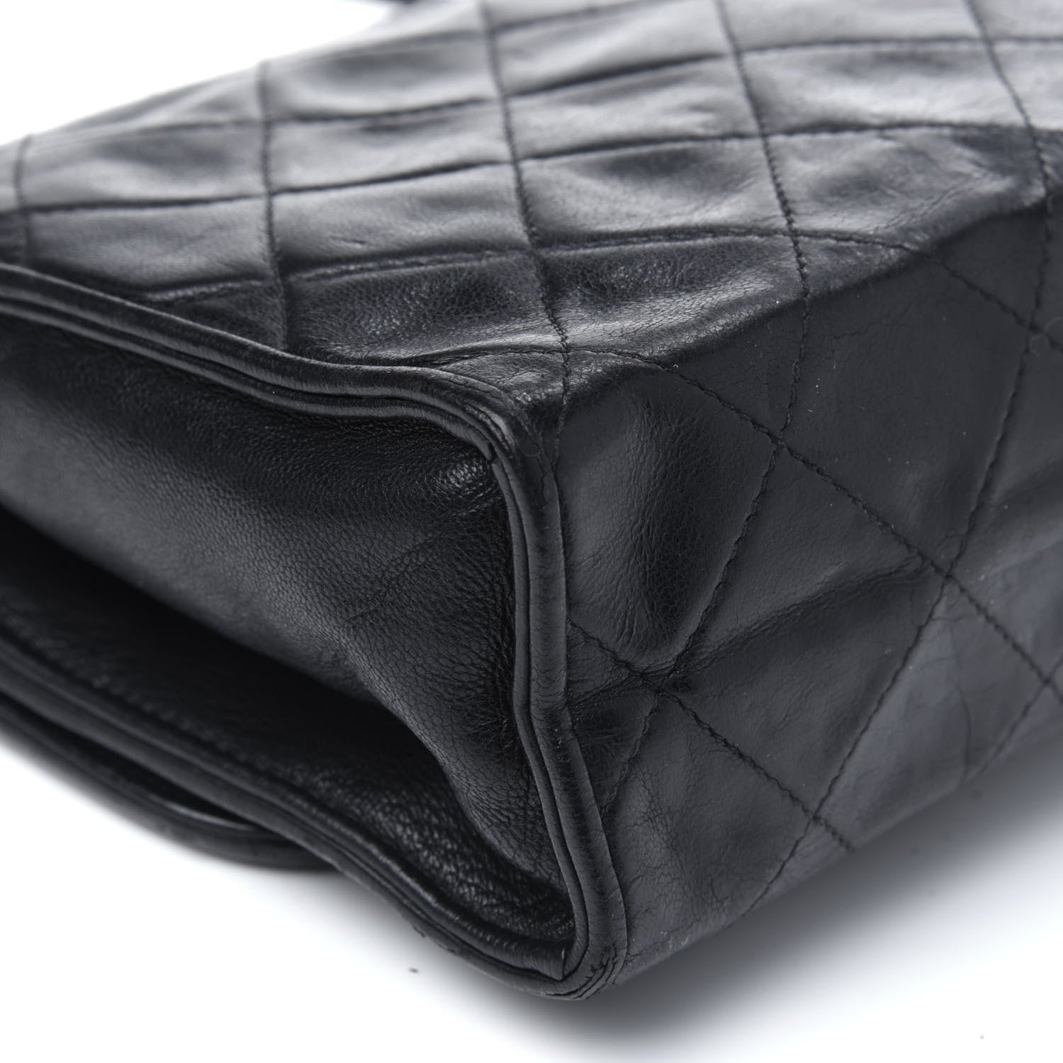 Chanel Lambskin Quilted Small Tassel Single Flap Black 21 of 25